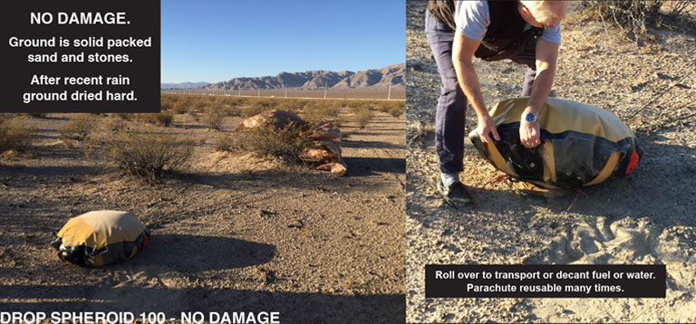 Drop Spheroid – No Damage & Roll Over