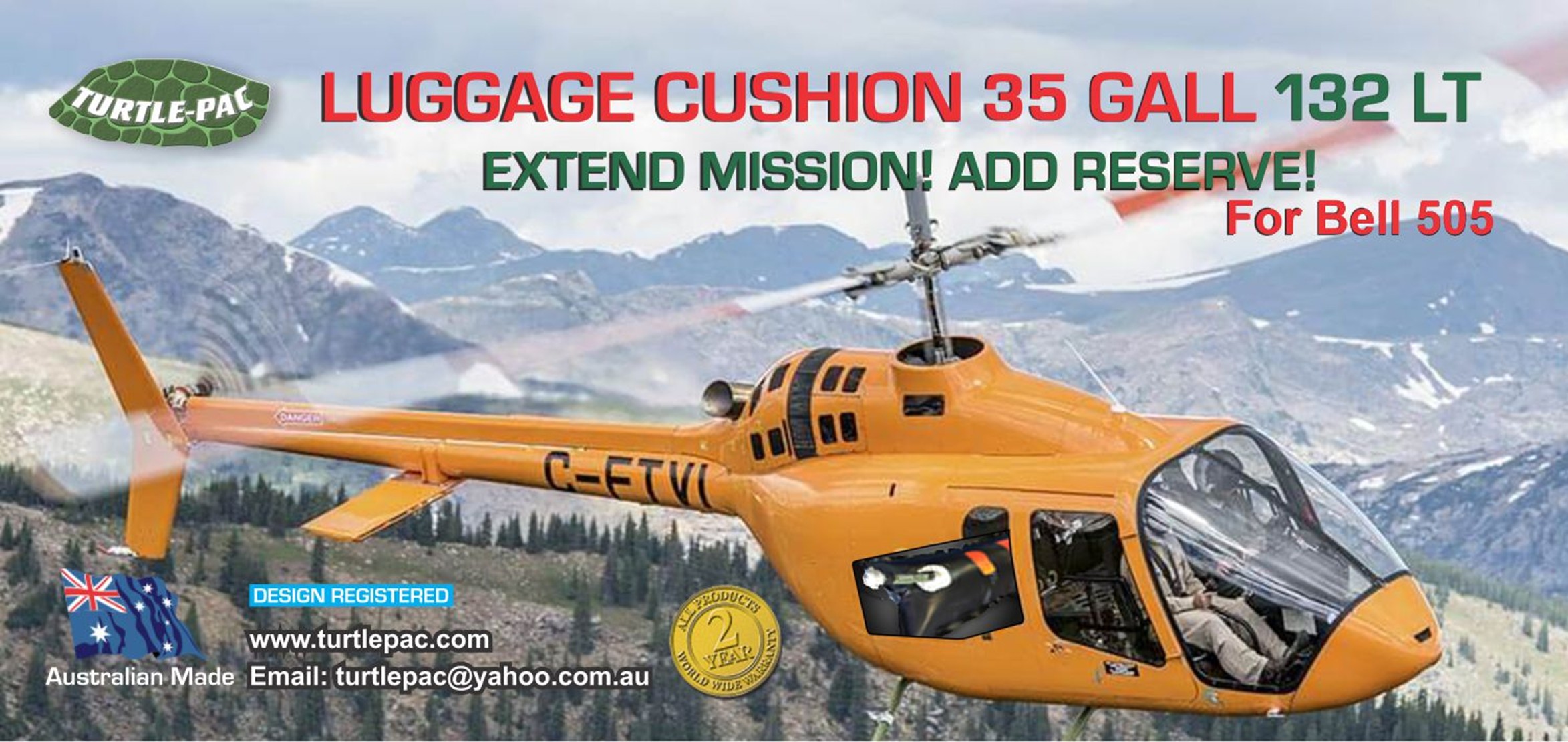 Luggage Cushion 35 Gall 132 LT